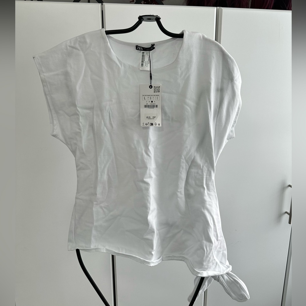 Beautiful blouse Zara asimetric size l